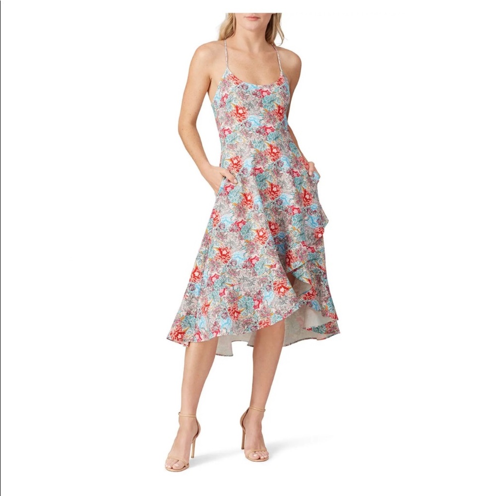 Black Halo Floral Marie Dress